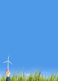 Wind power background