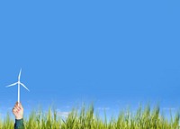 Wind turbine background