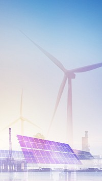 Alternative energy phone wallpaper