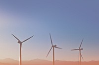 Wind turbine background