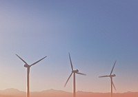 Wind power background