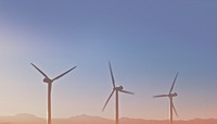 Wind turbine background