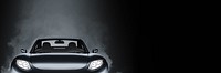 Black sports car blog banner