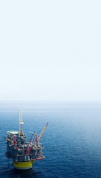 Oil platform mobile wallpaper