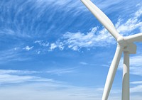 Wind turbine background