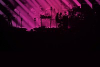 Concert silhouette background