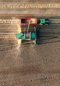 Combine harvester background