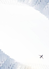 Flying plane background