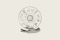 Astrology horoscope chart, fortune telling art