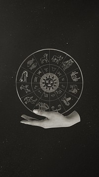 Astrology horoscope chart, fortune telling art