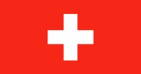 Swiss flag, national symbol image