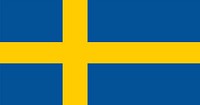 Swedish flag, national symbol image