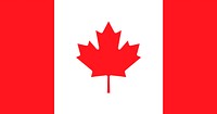 Canadian flag, national symbol image