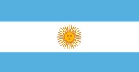 Argentina flag, national symbol image