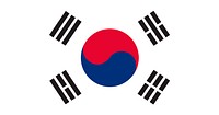 South Korean flag, national symbol image