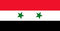 Syrian flag, national symbol image