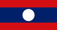 Flag of Laos, national symbol image