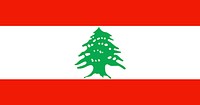 Lebanese flag, national symbol image