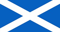 Flag of Scotland, national symbol image