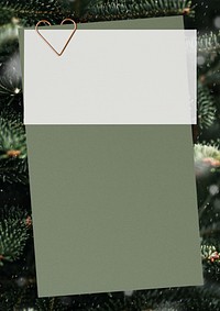 Christmas winter notepaper background