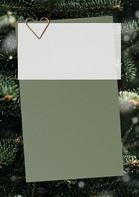 Christmas winter notepaper background