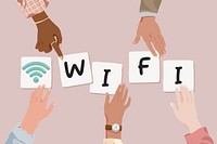 Wifi, diverse hands remix