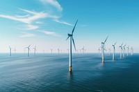 Offshore wind farm, alternative energy 