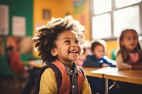 Classroom student school child. 