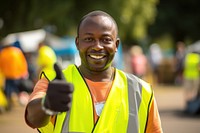 African American male volunteer