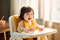 Chair baby furniture cheerful. 