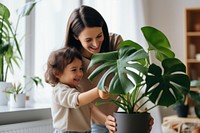 Plant houseplant gardening adult. 