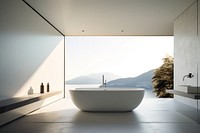 Bath tub & natural light  design