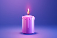 Candle illuminated anniversary celebration. AI generated Image by rawpixel.