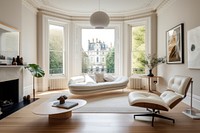 Modern Victorian living room