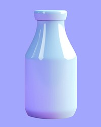Milk jar refreshment container. AI generated Image by rawpixel.