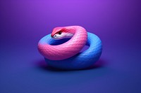 Snake reptile purple circle. AI generated Image by rawpixel.
