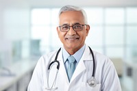 Senior Asian male doctor  image