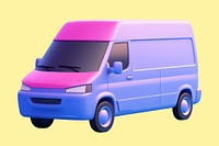 Vehicle minibus van car. AI generated Image by rawpixel.