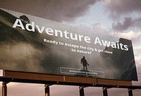 Billboard sign mockup psd