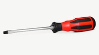 Red and black screwdriver psd