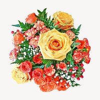 Rose arrangement romantic bouquet image
