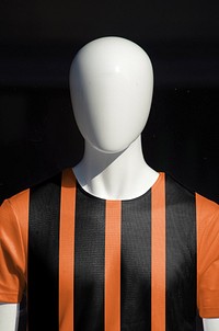 Striped orange & black t-shirt