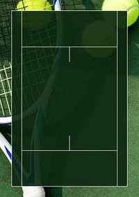 Tennis court background design