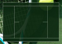 Tennis court background design