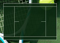 Tennis court background design