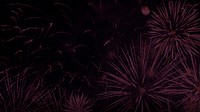 Pink fireworks desktop wallpaper