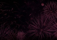 Pink fireworks background design