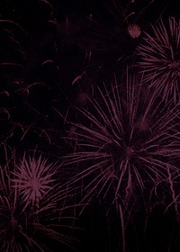 Pink fireworks background design