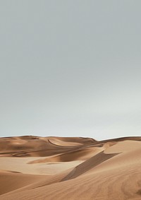 Aesthetic desert background design