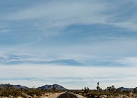 Desert road background design